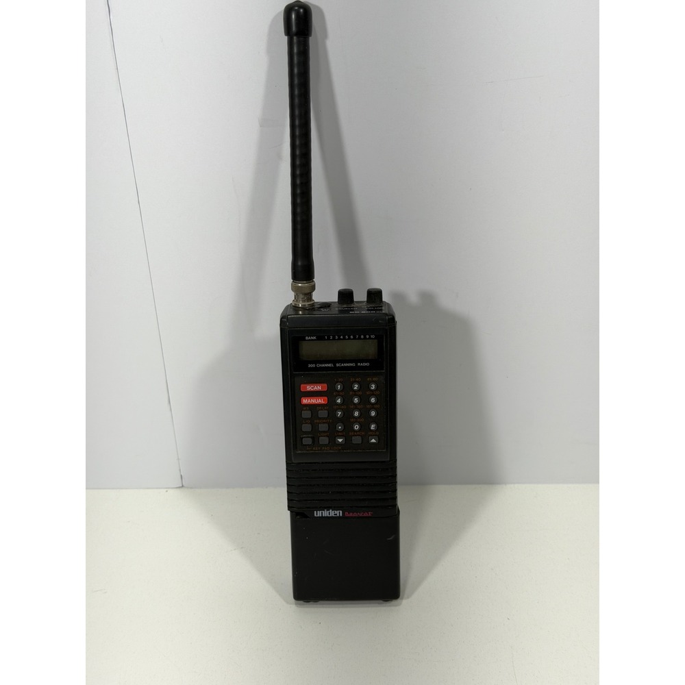 Uniden Bearcat BC200XLT 200 Channel Handheld Scanning Radio ONLY Black Vintage